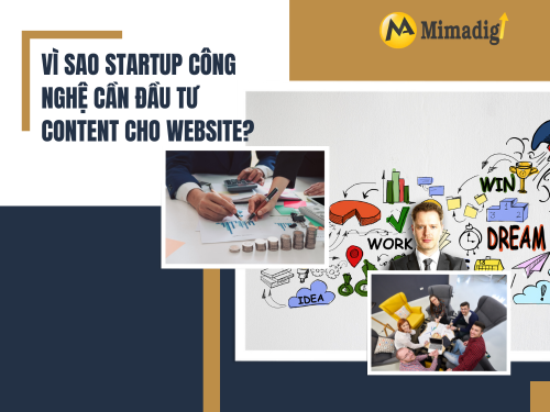 Content website cho startup công nghệ của mimadigi