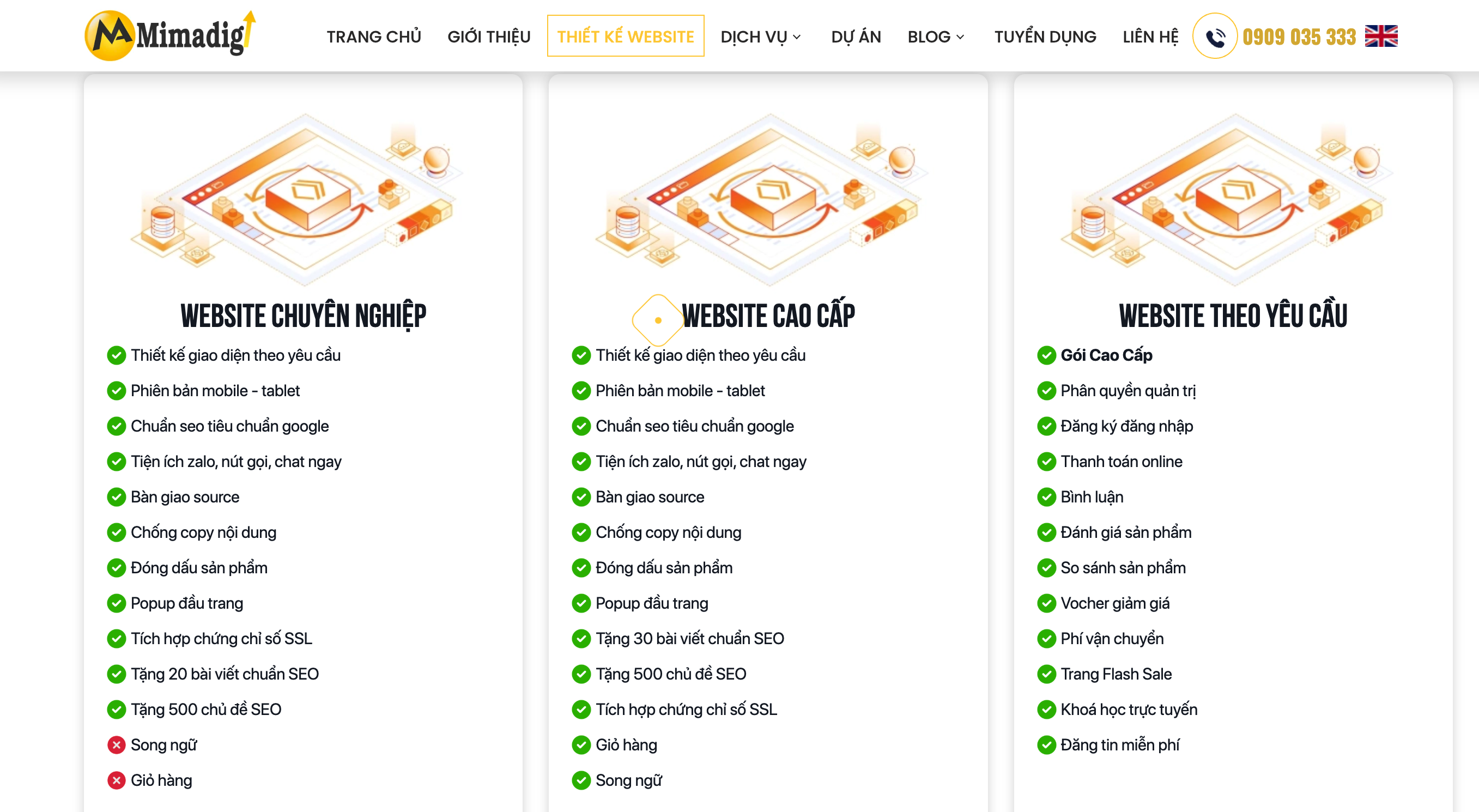 Top 10 Dịch Vụ Thiết Kế Website Trên Google