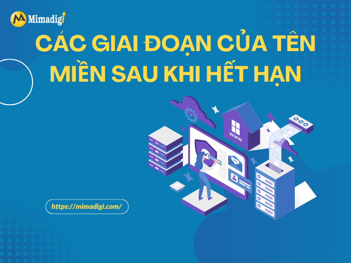 Các giai đoạn của tên miền sau khi hết hạn
