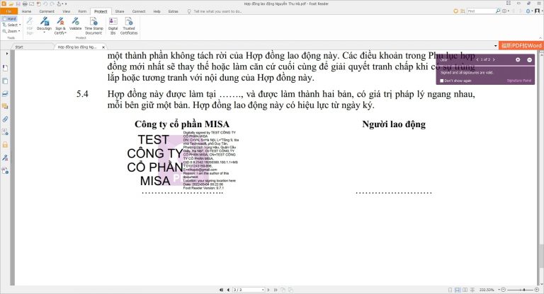 Xác nhận giao dịch