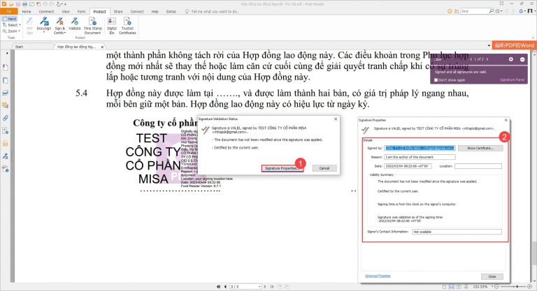 Cách kiểm tra chữ ký số sau khi ký