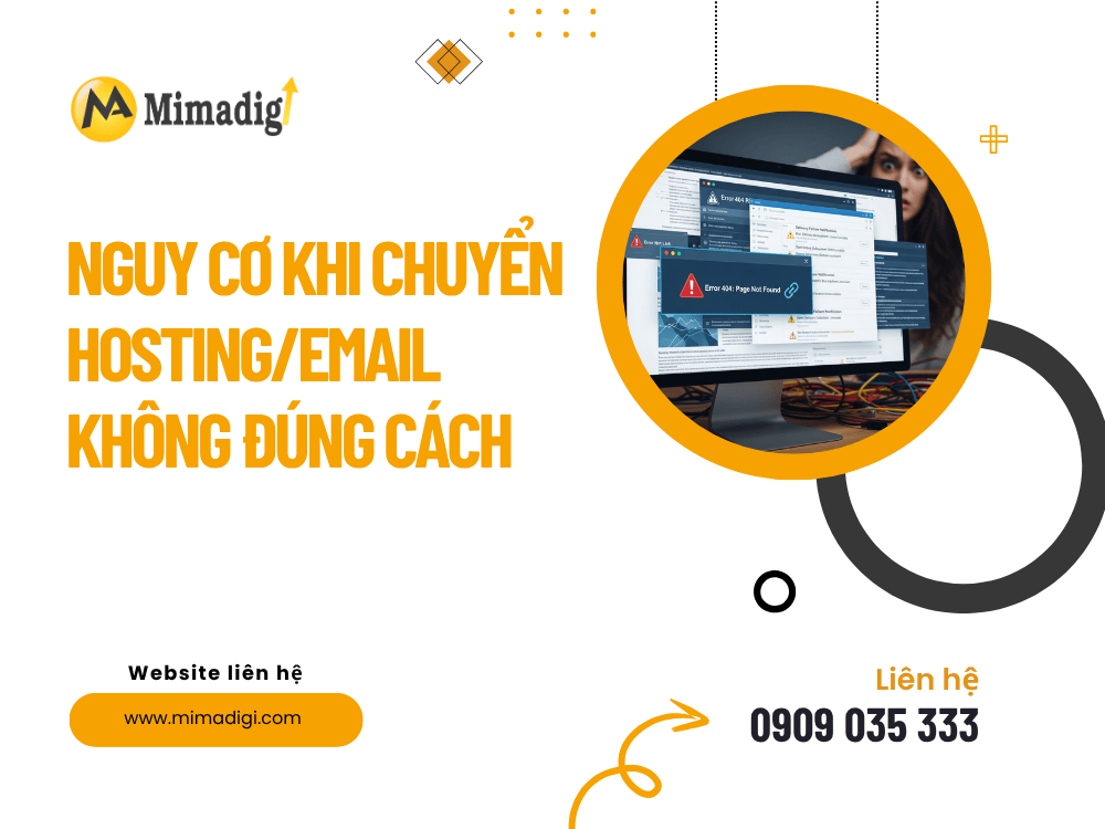 Risks of transferring hosting/email incorrectly at MIMADIGI