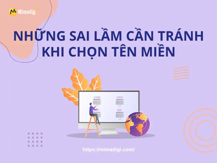 Những sai lầm cần tránh khi chọn tên miền