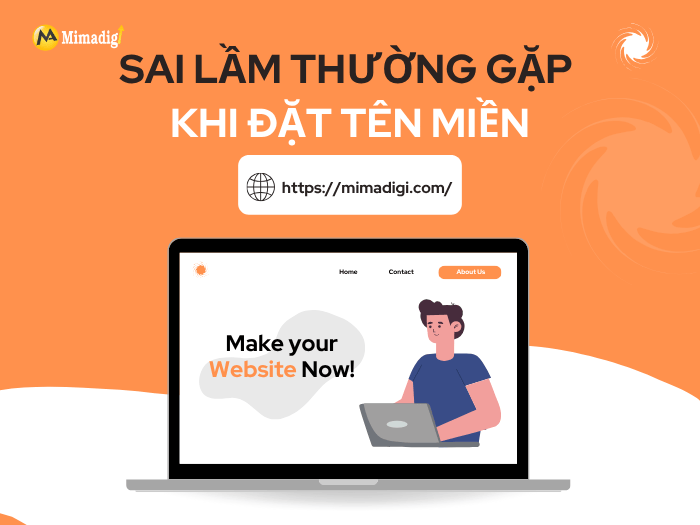 Sai lầm thường gặp khi đặt tên miền