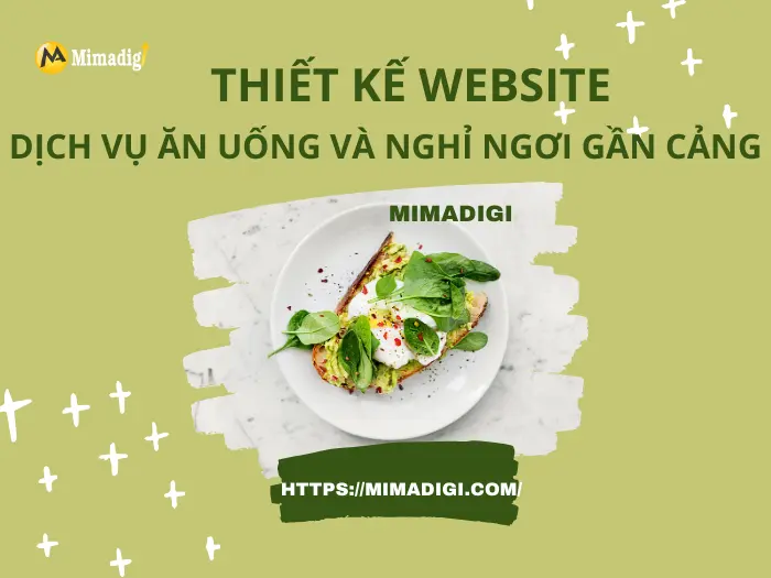 Thiết kế website cho dịch vụ ăn uống và nghỉ ngơi gần cảng