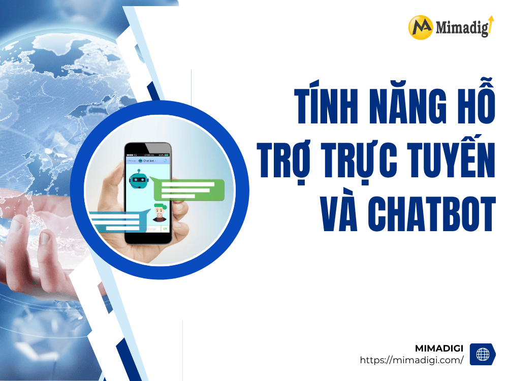 Online support and chatbot feature at MIMA