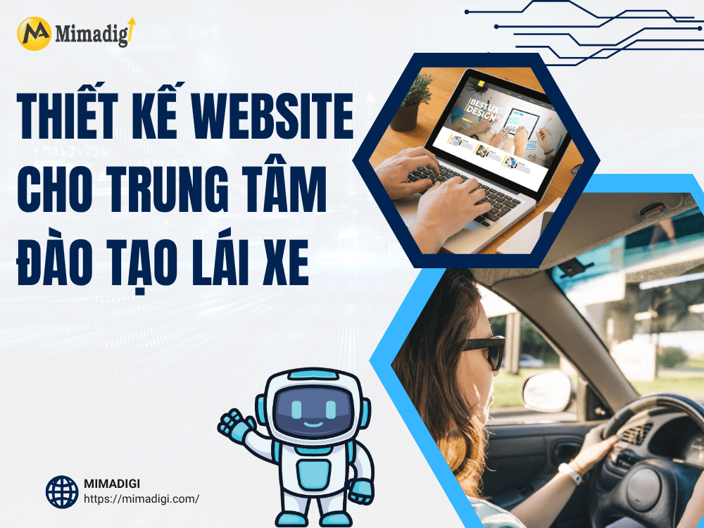 Overview of Website Design for Driving Training Centers at MIMA