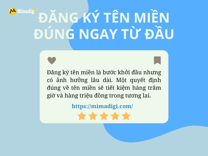 Tránh sai lầm – Đăng ký tên miền đúng ngay từ đầu