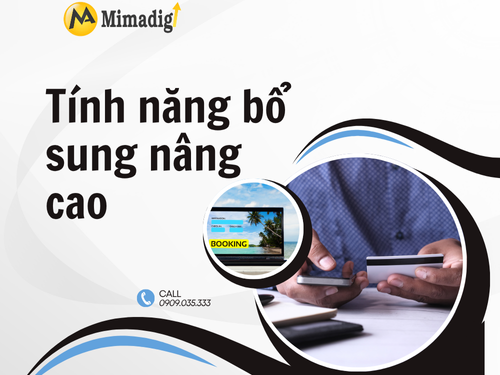 Website tích hợp booking – đặt lịch tự động của mimadigi