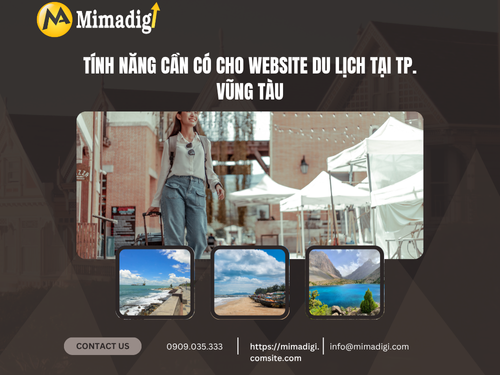 Thiết kế website du lịch tại TP. Vũng Tàu tại mimadigi