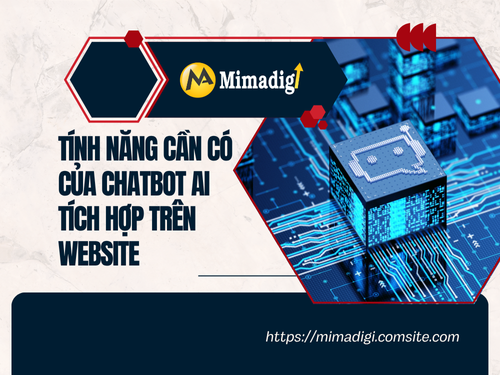 Thiết kế website tích hợp chatbot AI của mimadigi