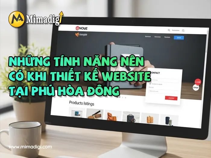 Thiết kế website Xã Phú Hòa Đông tại mimadigi