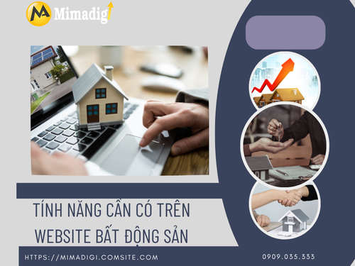 Website bất động sản tại Đức Hòa, Long An của mimadigi
