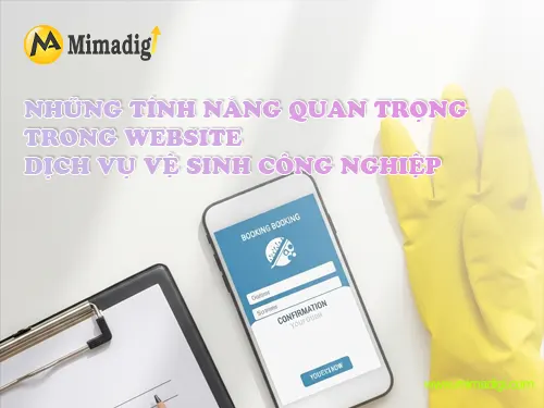 Thiết kế website dịch vụ vệ sinh công nghiệp tại mimadigi