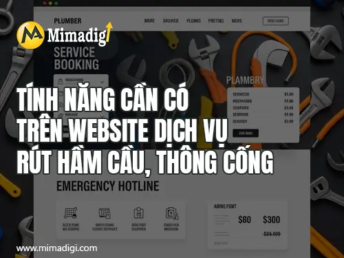 Thiết kế website dịch vụ rút hầm cầu, thông cống tại Mimadigi