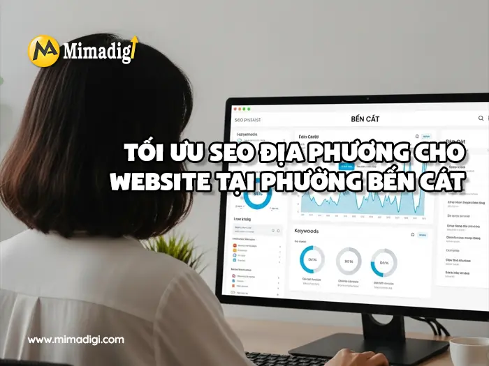 Thiết kế website Phường Bến Cát tại mimadigi