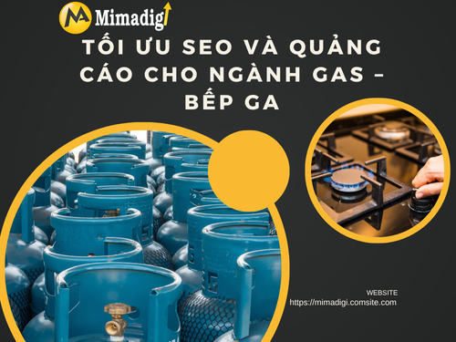 Thiết kế website đại lý gas, bếp ga tại mimadigi