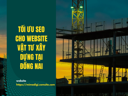 Website Design for Construction Materials in Dong Nai with mimadigi