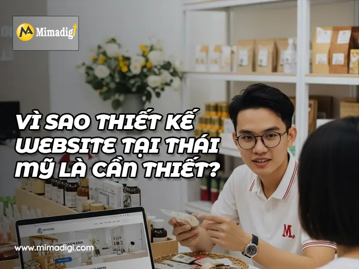 Thiết kế website Xã Thái Mỹ tại mimadigi