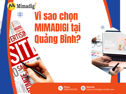 Thiết kế website tại Quảng Bình – Tư vấn từ A–Z miễn phí cùng mimadigi