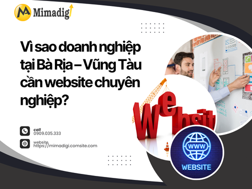 Thiết kế website tại Bà Rịa – Website doanh nghiệp chuẩn SEO tại mimadigi