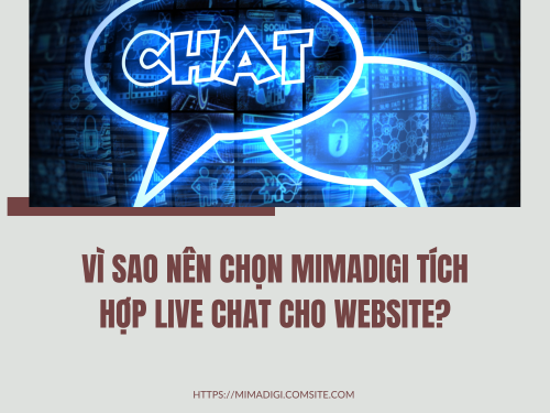 Website công ty cần tích hợp live chat tại mimadigi