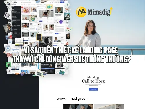 Thiết kế website landing page chạy quảng cáo tại Bình Dương mimadigi