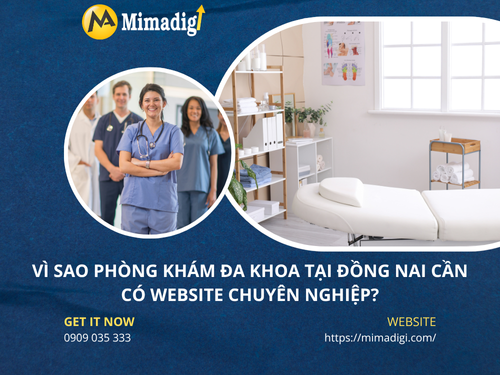 Thiết kế website phòng khám đa khoa tại Đồng Nai của mimadigi