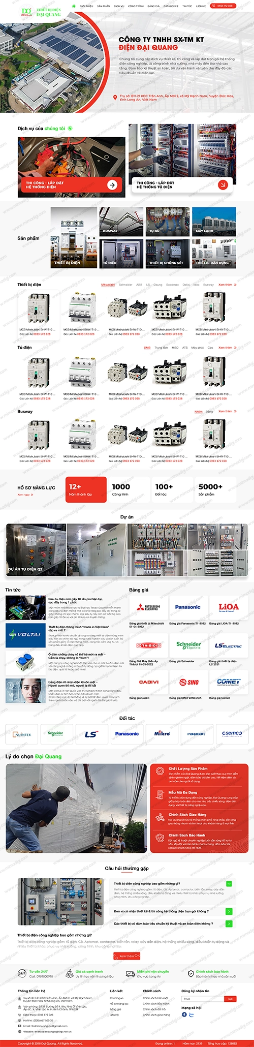 Dai Quang electrical equipment at mima
