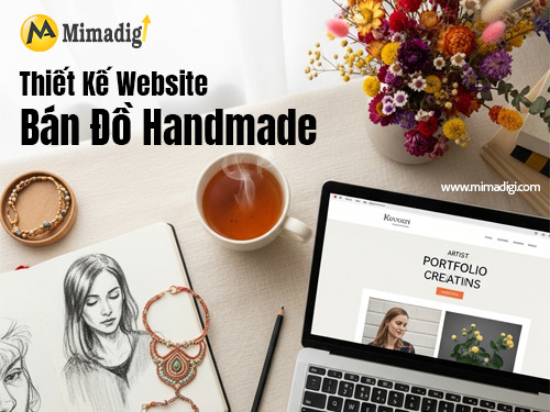 Thiết kế website bán đồ handmade tại mimadigi