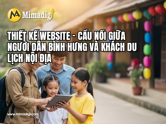Thiết kế website Xã Bình Hưng tại mimadigi