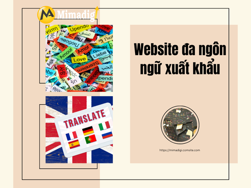 Website đa ngôn ngữ xuất khẩu tại mimadigi