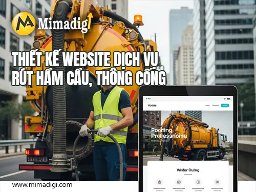 Thiết kế website dịch vụ rút hầm cầu, thông cống tại Mimadigi