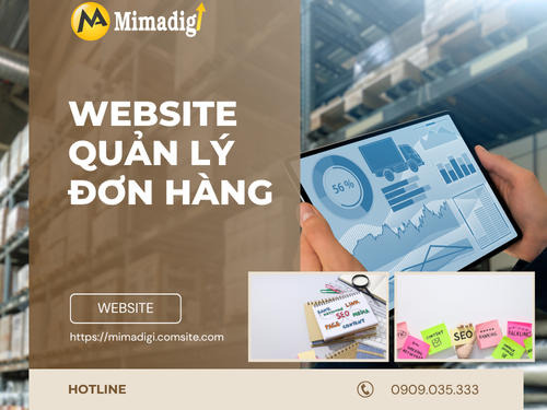 Website quản lý đơn hàng tại mimadigi