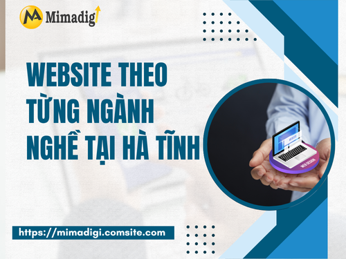 Thiết kế website tại Hà Tĩnh – Hosting nhanh, dễ quản lý của mimadigi