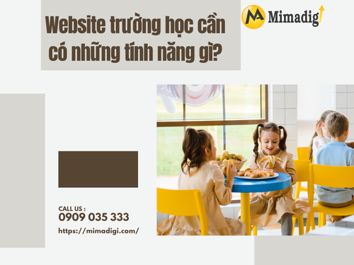 Thiết kế website trường học – trung tâm đào tạo tại TP.HCM của mimadigi