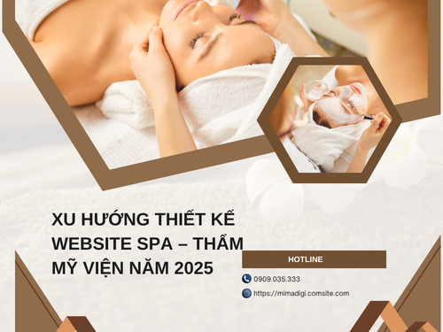 Thiết kế website spa – thẩm mỹ viện tại Sài Gòn tại mimadigi