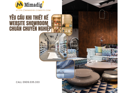 Thiết kế website showroom tại Bình Dương của mimadigi